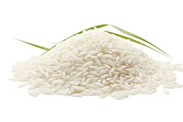 Rice in Cooking Isolated On Transparent Background