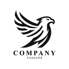 Eagle logo: Exudes power, freedom, and authority, symbolizing strength and leadership in its majestic form.
