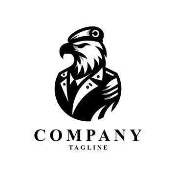 Military eagle logo: Symbolizes courage, strength, and honor, embodying the bravery and valor of military service.
