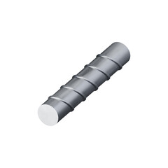 Stainless steel armature rod isometric icon