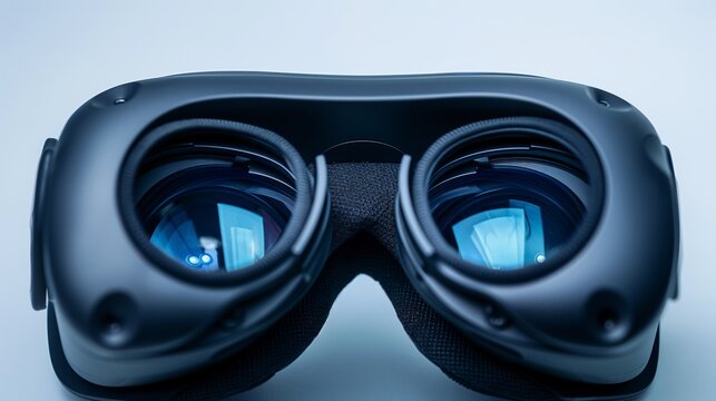 Portal to Virtual Dimensions: VR Headset Lens Detail