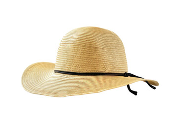 Closer Look at Sun Protection Hat Isolated On Transparent Background