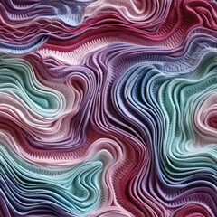 Seamless abstract wool waves texture pattern background