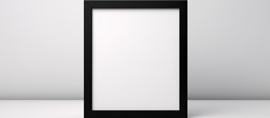 An image featuring a black frame against a white background with a visible shadow for a striking visual effect