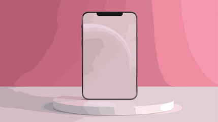 Rendering of The Smartphone white screen on Round ma
