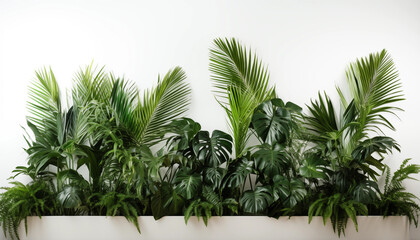 tall leafy Kentia palms