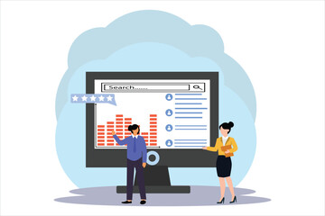 Business Strategy Flat Illustration Design