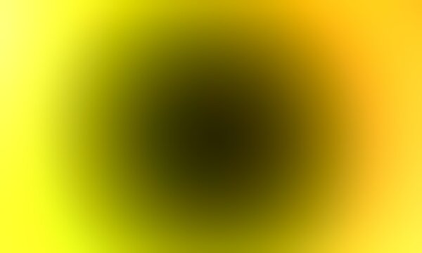 Abstract blurred background image of yellow, gold colors gradient used as an illustration. Designing posters or advertisements.