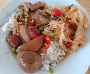pork with rice