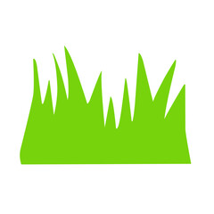 Green grass vector,Taper grass,simple,natural,organic,bio,eco labels and shapes on white background.
