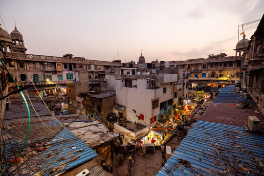 Chandni Chowk Market from Old Delhi, India