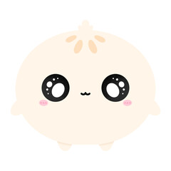 Cute Steamed Bun Cartoon illustration Cute Chinese Steamed Bun Cartoon illustration Kawaii Steamed Bun Cute Dim Sum Cartoon Cute Chinese Food Cartoon