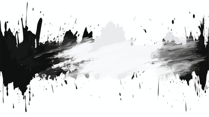 White and black paint fashion background texture wit - obrazy, fototapety, plakaty