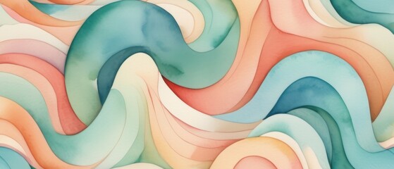 abstract wavy colorful background. soft color wavy background