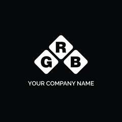 GRB letter logo design on white background. GRB logo. GRB creative initials letter Monogram logo icon concept. GRB letter design - obrazy, fototapety, plakaty