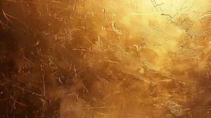 Retro Golden Background Texture. Gold, Gilt, Textured, Material, Copy Space, Wall, Wallpaper,...