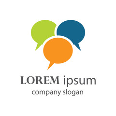 simple and creative speech bubble design