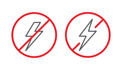 Anti static icon design, isolated on white background, vector illustration