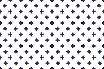 Plus Symbol Seamless Pattern Design, Plus Icon Art