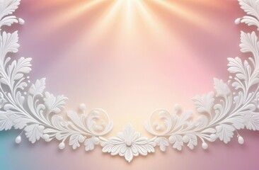 beautiful wedding background in pastel colors, wedding invitation
