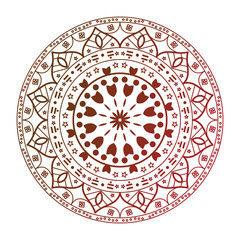 Abstract black white mandala background pattern design with Islamic art mandala

