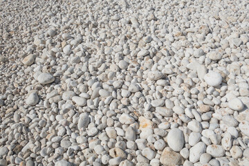 White rocks at the pristine Cakil Beach on the Lycian Way, Demre, Turkey