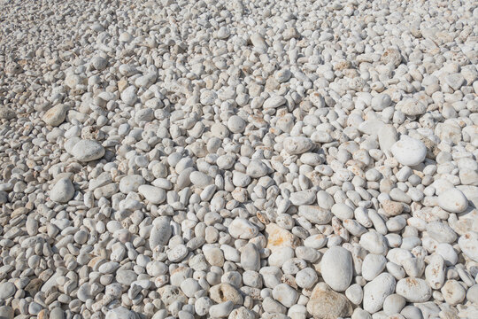 White rocks at the pristine Cakil Beach on the Lycian Way, Demre, Turkey