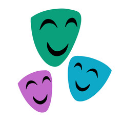 Mask for funny or cerabrate