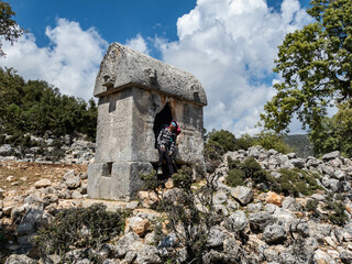 The ruins of Belos on the Lycian Way, Demre, Turkey