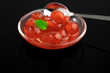 Spoon sweet from fruit traditional Greek Spoon Sweets