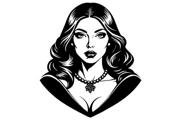 cleo silhouette  vector and illustration