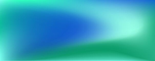 Creative fluid gradient in blue and green color. Background modern twisting design. Sea style smooth fluid.