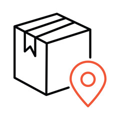 Location icon editable stock vector illustration