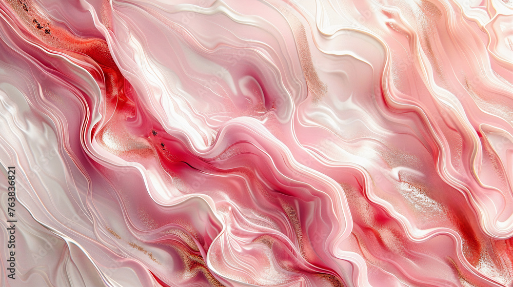 Aufkleber abstract background with wavy waves and lines. generative ai