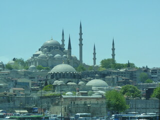 Fototapeta na wymiar La Mosquée Bleue à Istanbul
