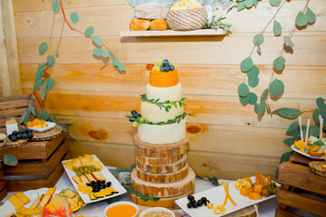 cheese catering table