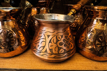 Traditional Ottoman Style Turkish Coffee Cups 