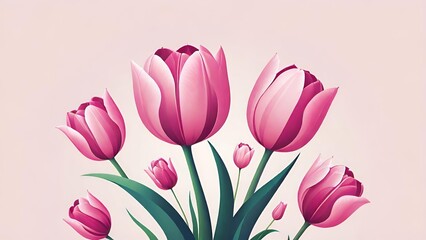 Spring blossom illustration