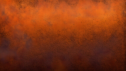 An abstract background composed of orange yellow rust, with a metallic feel and blank text

 - obrazy, fototapety, plakaty
