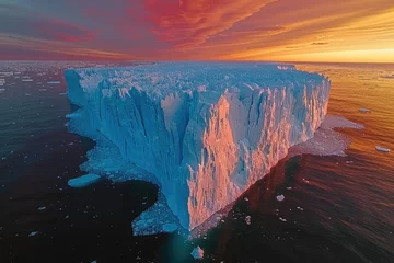 Tuinposter Climate change melting glaciers faster professional photography © NikahGeh