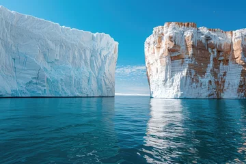 Foto auf Acrylglas Climate change melting glaciers faster professional photography © NikahGeh