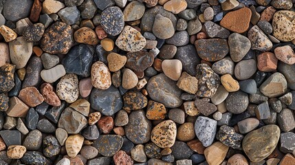 A pebble stone texture background, perfect for adding a rocky and natural look to designs