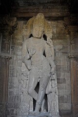 Lord Vishnu Idol, Chaturbhuj Temple, Khajuraho, Madhya Pradesh, India