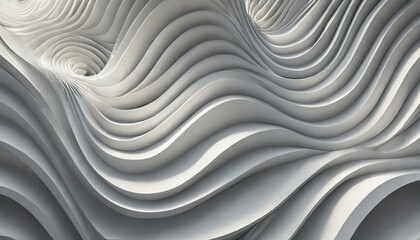 abstract background with waves 3d