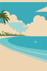 Fototapeta na wymiar Make Your Beach Content Splash: Dive Right In!