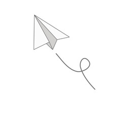 Paper Plane Illustration