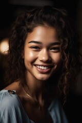 cropped shot of an attractive young woman smiling at the camera