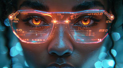 An abstract image featuring a dark background with glowing blue light bokeh creating a sense of depth and calm