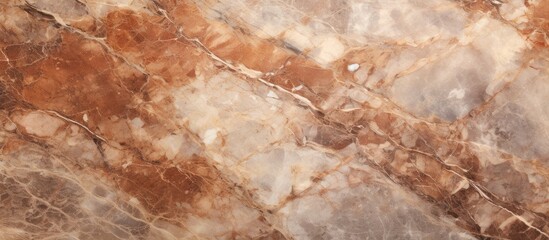 Close-up of brown and white marble floor