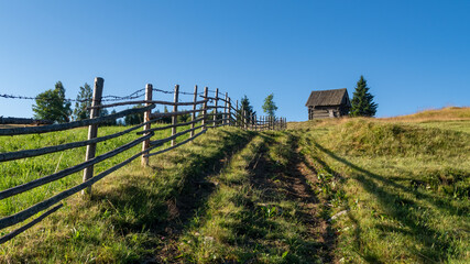 Old Farm in the carpathians of Romania